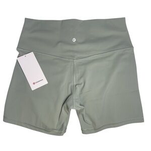Lululemon Align HR Short 6” Fog Green NWT Size 14